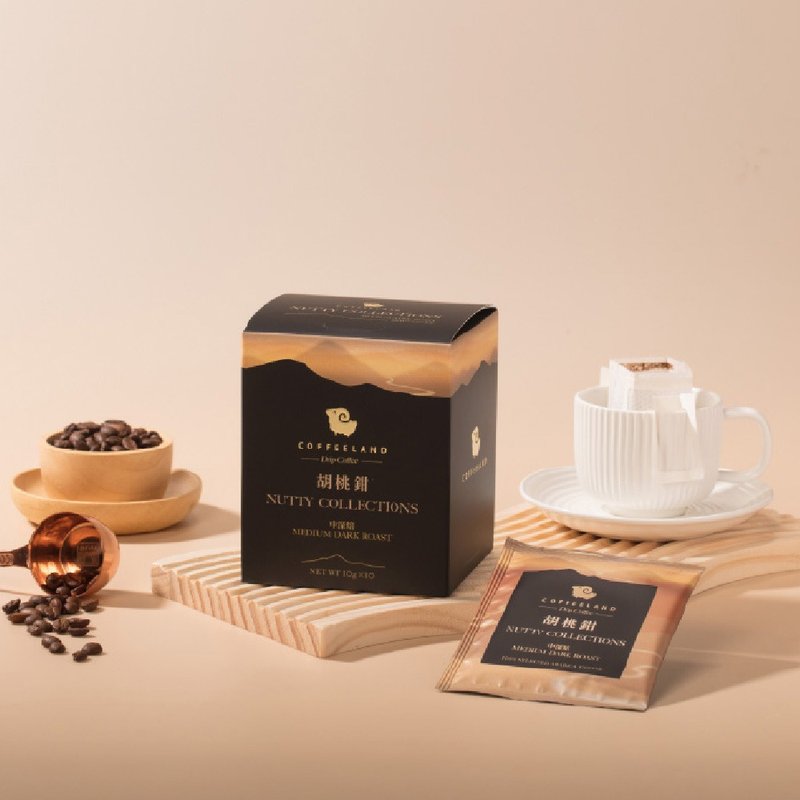 COFFEELAND | 胡桃鉗 - 濾掛咖啡金萃風味(中深焙)(10g*10入/盒) - 咖啡/咖啡豆 - 新鮮食材 藍色