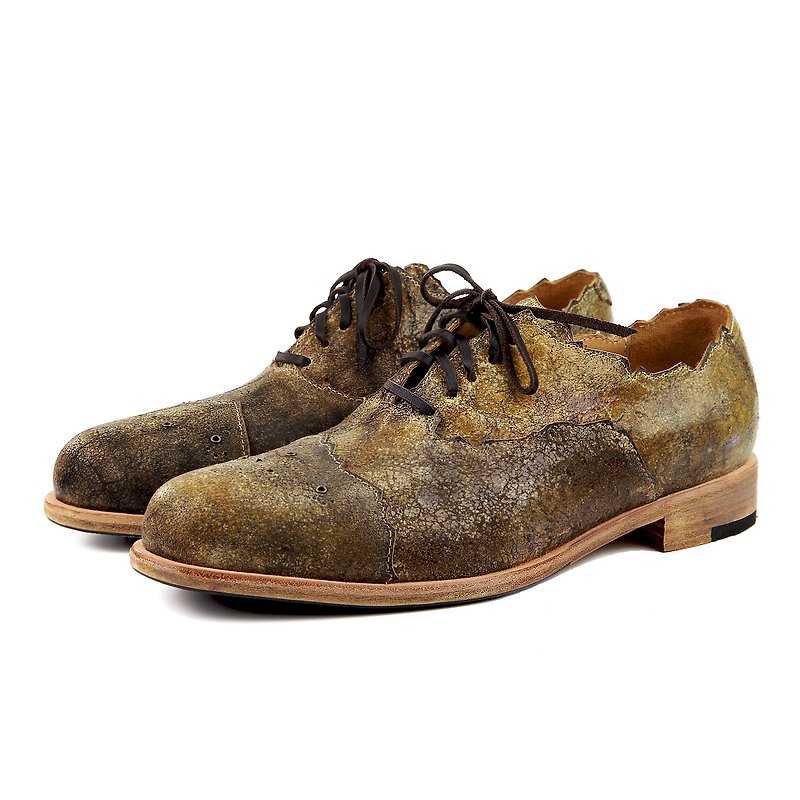 Oxford leather  shoes Arthur M1168 Brown - รองเท้าอ็อกฟอร์ดผู้ชาย - หนังแท้ สีนำ้ตาล