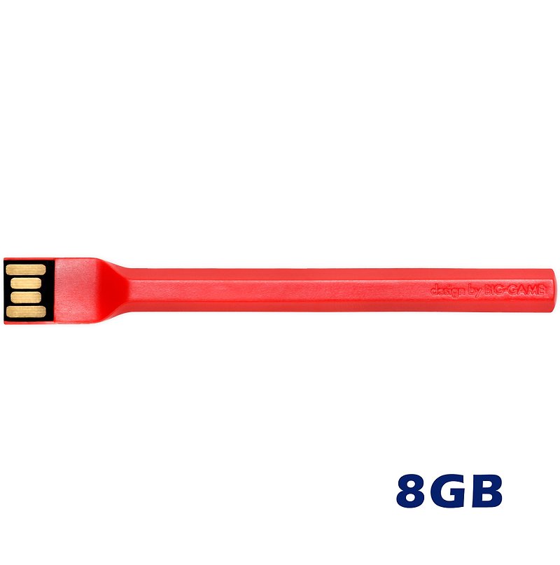 BIG-GAME PEN 8GB USBメモリースティック（赤）