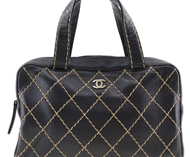 プ*○様 シャネル CHANEL ワイルドステッチ ハンドバッグ ココマーク 難 日本直送】シャネル CHANEL ワイルドステッチ ハンドバッグ ココ