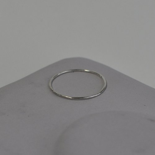 shiduki-museum 毎日のシルバーリング/0.8mm丸線/サイズ指定可