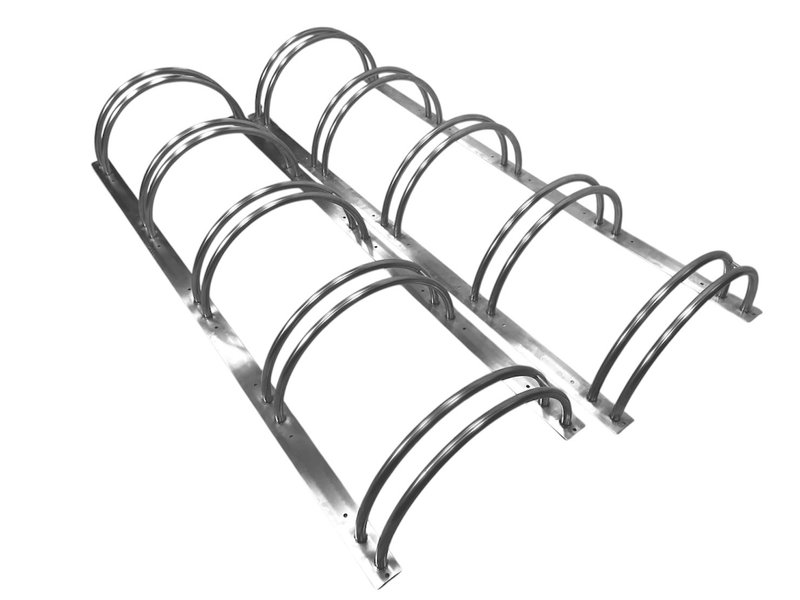 Bicycle rack. Bicycle rack. Parking rack. Anti-theft. Stainless steel 304. Bicycle parking rack. - อื่นๆ - โลหะ สีเงิน