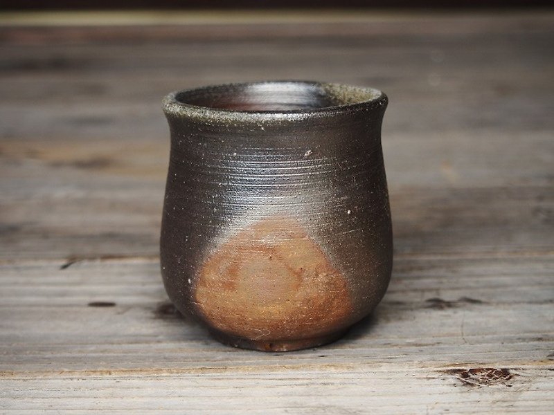 Bizen cup (small) [kiln Variable] _y4-006 - ถ้วย - วัสดุอื่นๆ สีนำ้ตาล