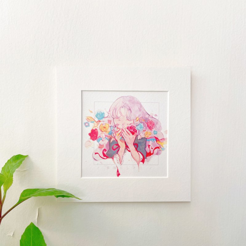 Alice Hobbey 複製原畫/掛畫/裝飾/水彩畫/插畫/花 - 海報/掛畫/掛布 - 紙 多色