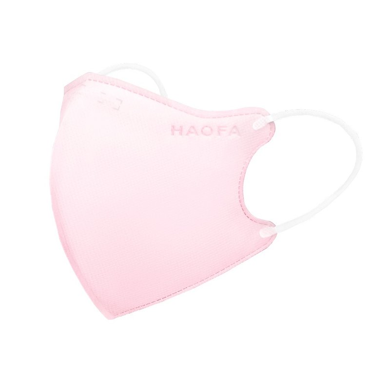 (Medical N95) HAOFA Airtight 99% Protective Stereoscopic Medical Mask-Pink (30pcs) - Face Masks - Other Materials Red