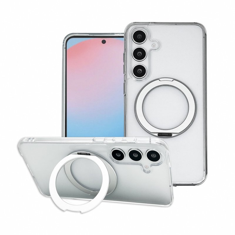 CASE SHOP 三星 A36 5G 360度磁吸站立保護殼-透明 - 手機殼/手機套 - 塑膠 透明