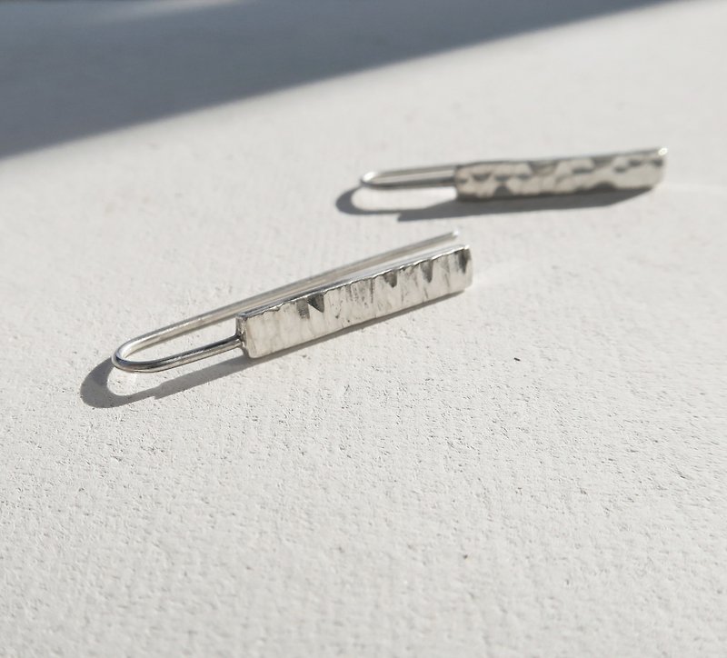 Silver925 Wave Light Earrings - Earrings & Clip-ons - Sterling Silver White