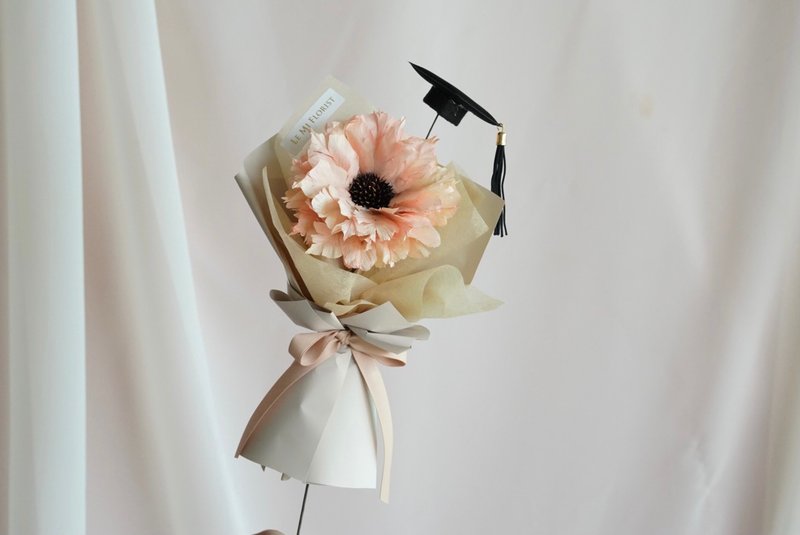 【客製化禮物】太陽花花束 花束 羽毛手工太陽花 向日葵 教師節聖 - 乾燥花/永生花 - 植物．花 多色