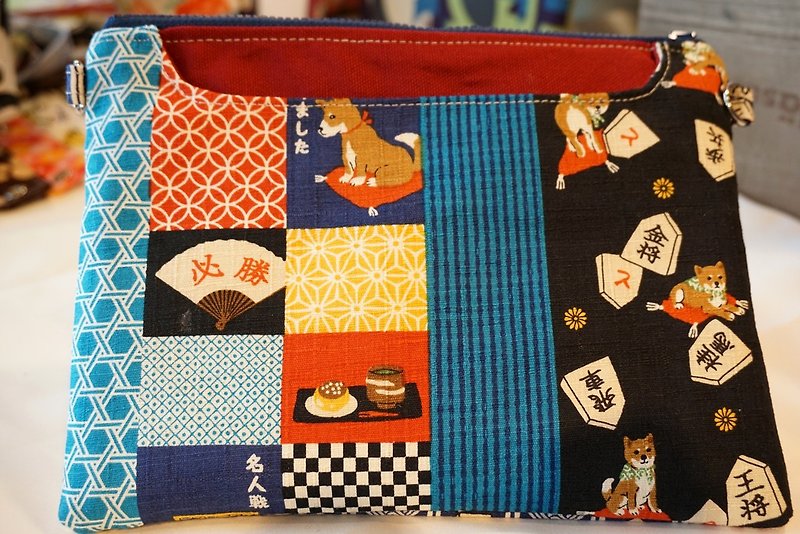 Miranda Handmade runs the Japanese-style elegant three-layer bag - Messenger Bags & Sling Bags - Cotton & Hemp 