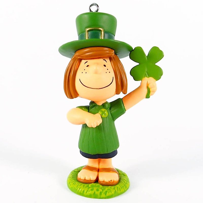 Snoopy Charm-St. Patrick's Day [Hallmark-Peanuts Snoopy Charm] - ตุ๊กตา - วัสดุอื่นๆ สีเขียว