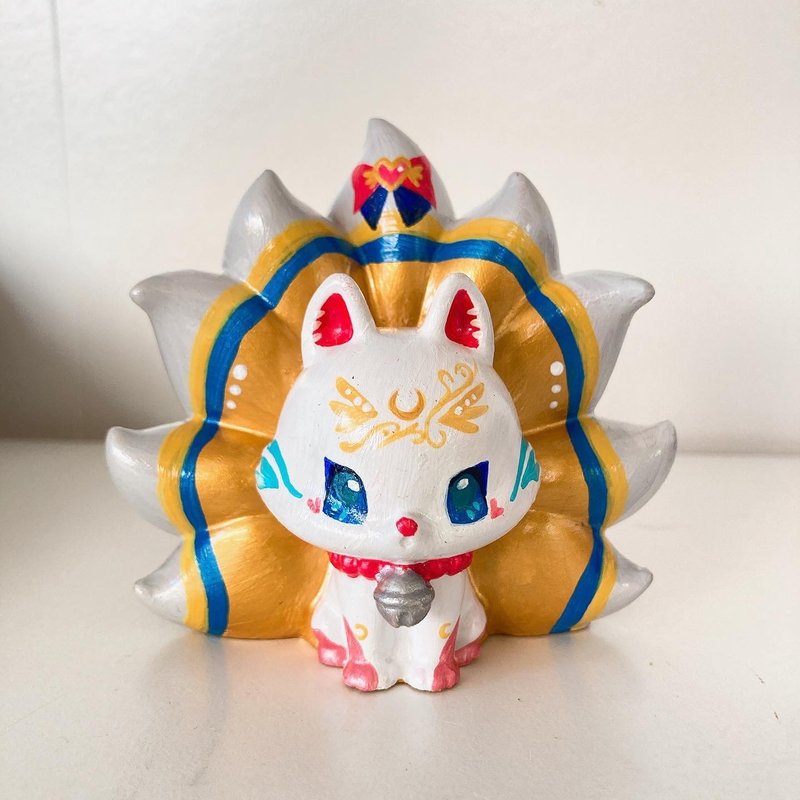 【美戰九尾狐】月光仙子狐 - 擺飾/家飾品 - 其他材質 