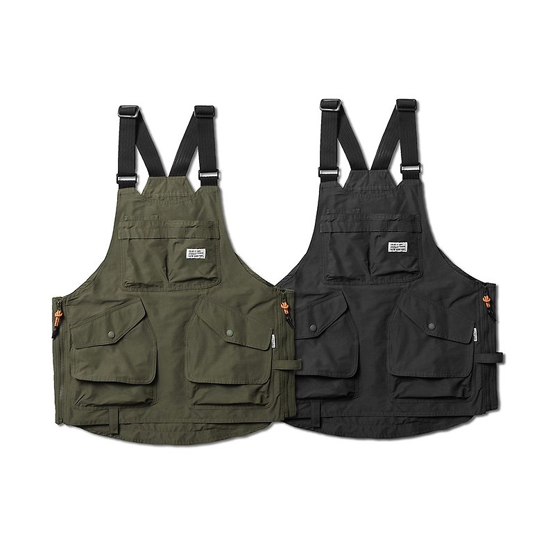 Filter017 Multi-purpose functional vest - Men's Tank Tops & Vests - Cotton & Hemp Black