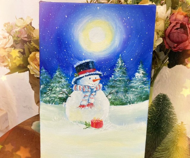 体験・アクティビティ】クリスマス油絵体験・初心者歓迎・月曜 体験・アクティビティ】クリスマス油絵体験・初心者歓迎・月曜