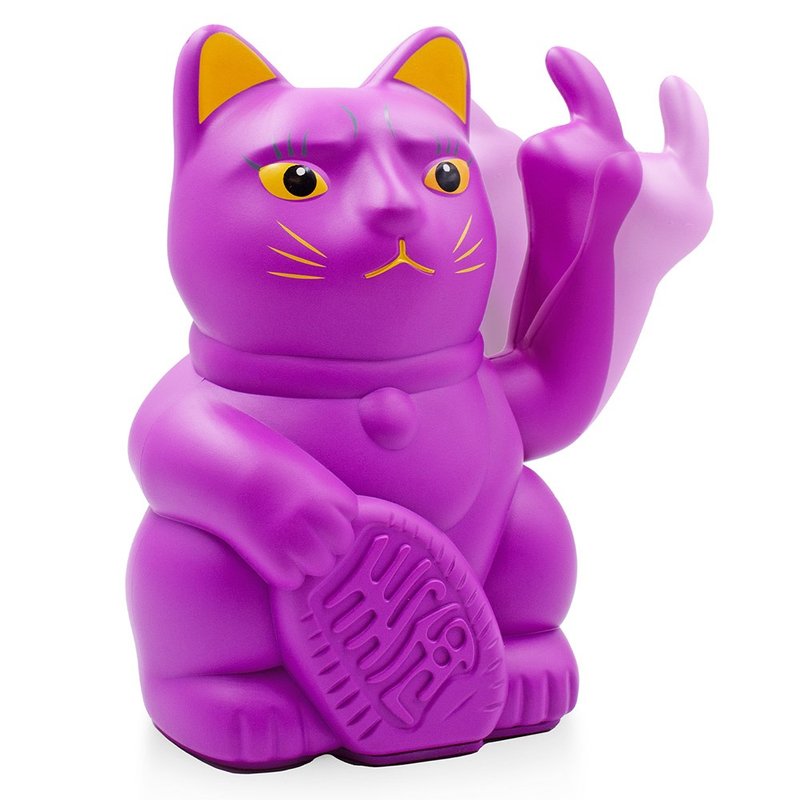 ANGRY CAT 中指貓 (紫) - 擺飾/家飾品 - 塑膠 紫色
