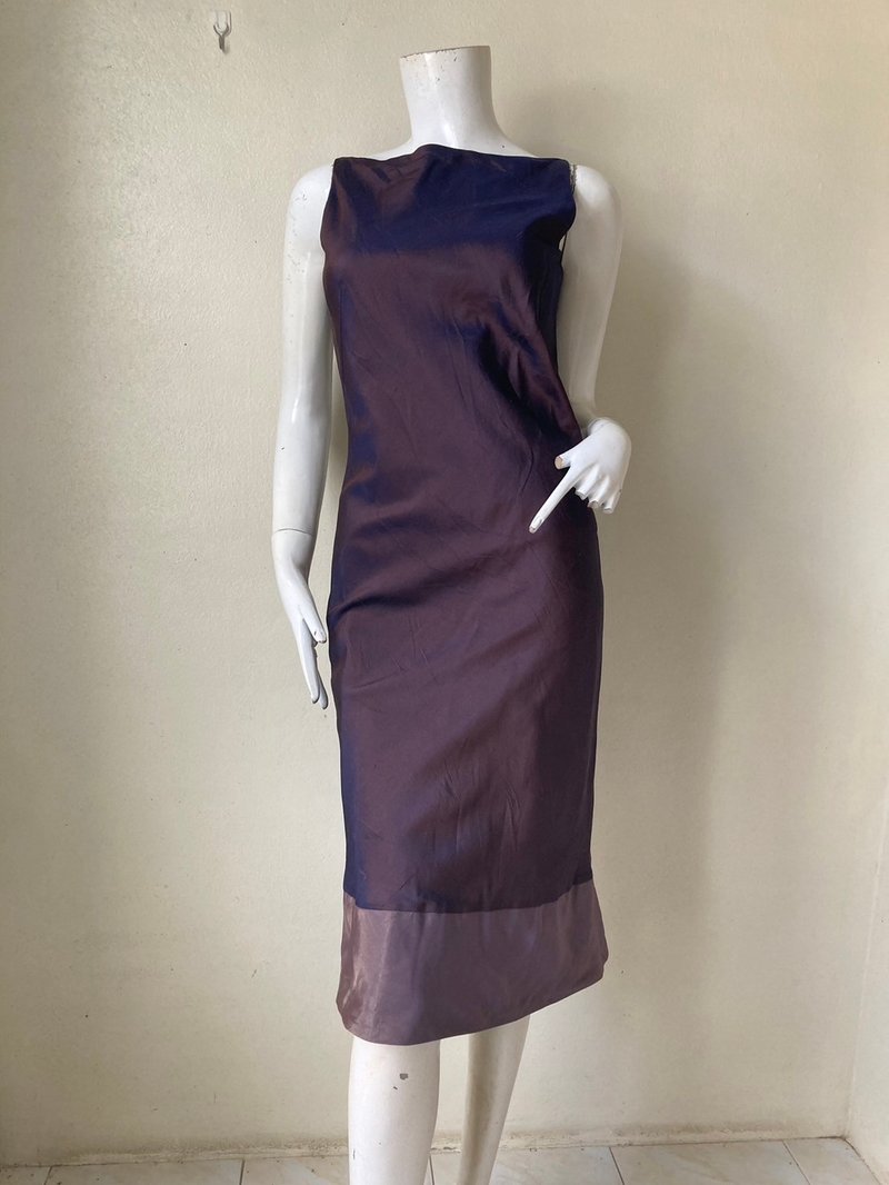 Vintage Ballsey Silk Dress Size XS - ชุดเดรส - เส้นใยสังเคราะห์ 