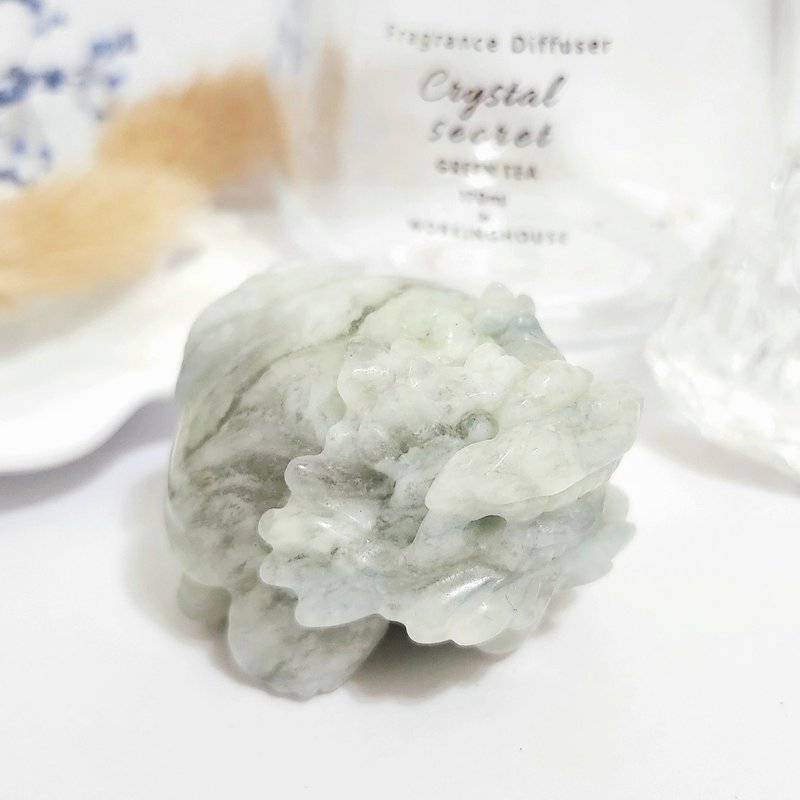 雅藍紋龍龜/增強溝通/平衡身心之水晶 - 擺飾/家飾品 - 水晶 藍色