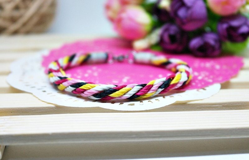 Thai silk wax line type <thread twist> / / can choose color / / - Bracelets - Wax 