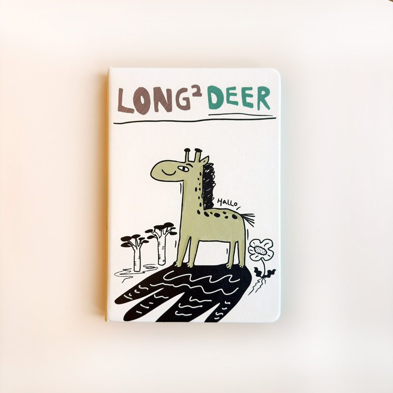 預購—硬皮筆記本 Long Long Deer 長長鹿 - 筆記本/手帳 - 紙 白色