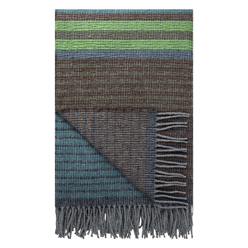 英國毛毯 Bedford Azure Blanket - 130x90cm - 棉被/毛毯 - 其他材質 灰色