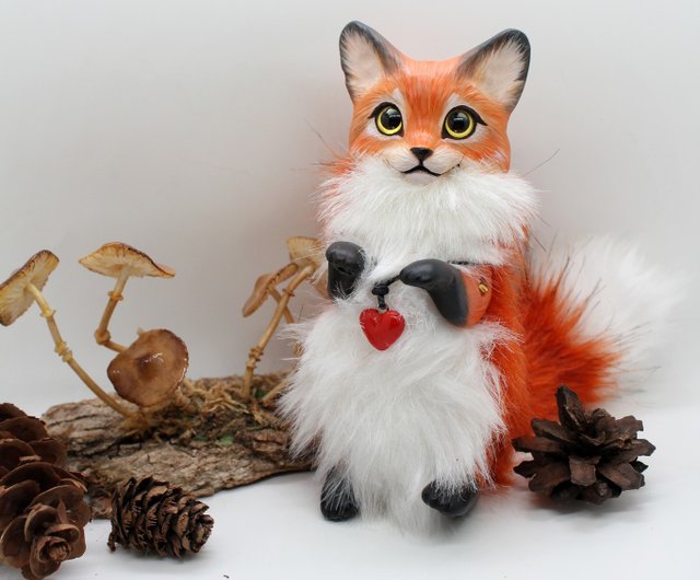 fox art doll