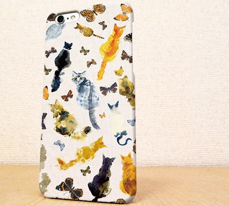 送料無料☆iPhone case GALAXY case ☆猫の背中　phone case - スマホケース - プラスチック 多色