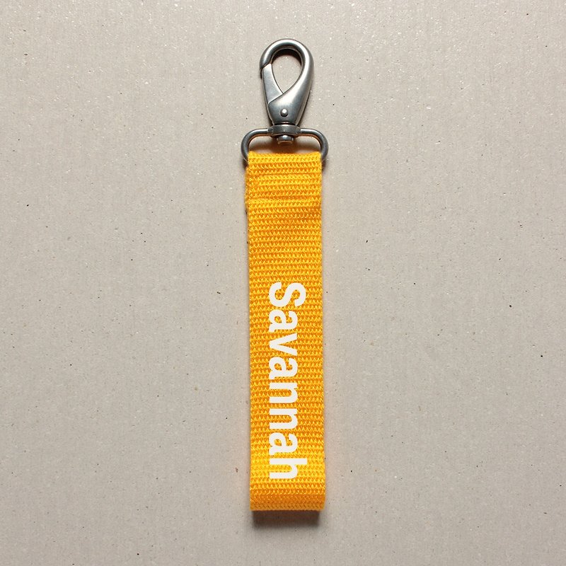 Custom key ring A total of 17 colors - special combination - Keychains - Cotton & Hemp Yellow