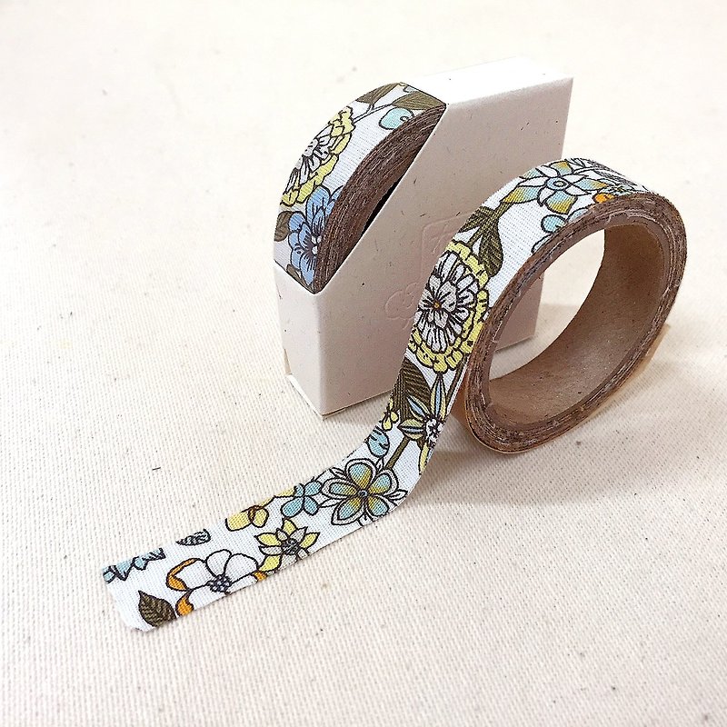 Clearance product-cloth tape-spring floral [blooming yellow flowers] OPP packaging - Other - Cotton & Hemp Yellow