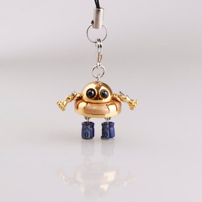 picobaby / handmade robot necklace / personal jewelry - Necklaces - Other Metals 
