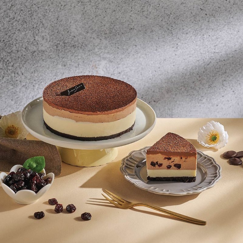 【Bonbons Dessert】Chocolate Berry Whipped Cheese - Cake & Desserts - Other Materials Brown