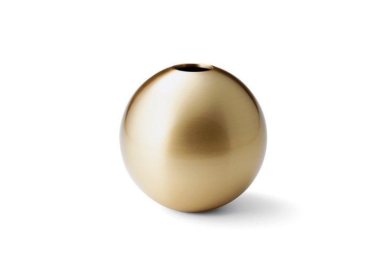 ブロンズ球花瓶-L - 花瓶・植木鉢 - 銅・真鍮 ゴールド