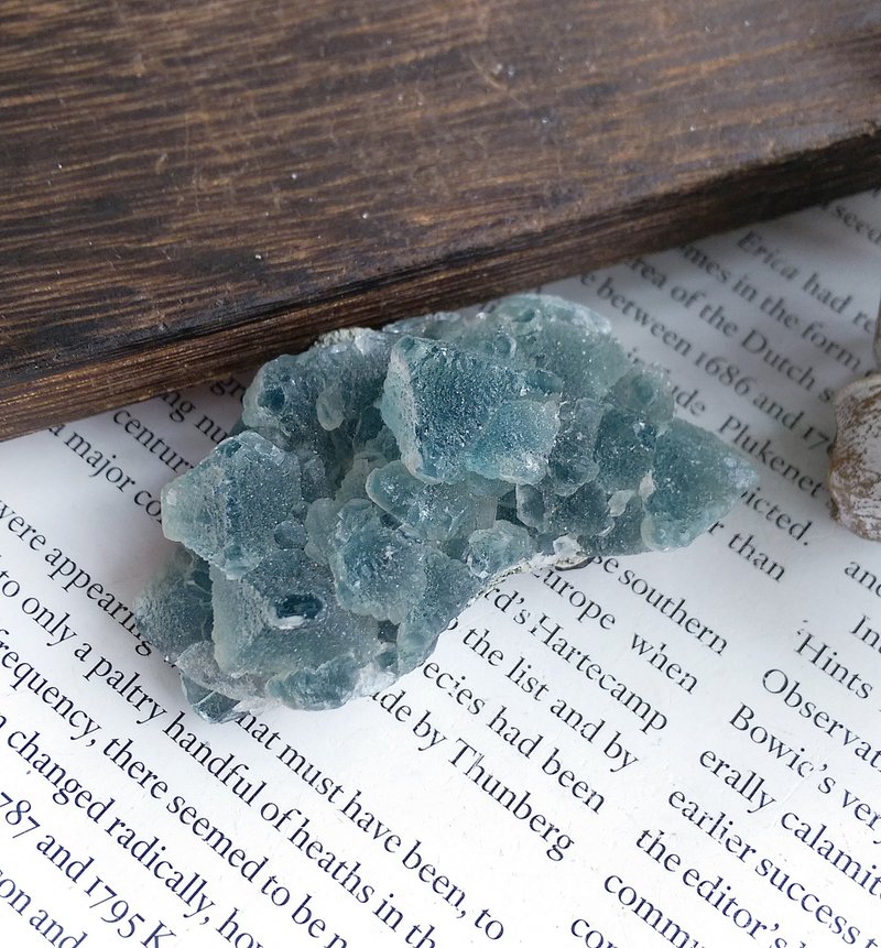 Fluorite 內蒙產地 八面體 藍螢石 天然礦石 原礦 - 擺飾/家飾品 - 其他材質 