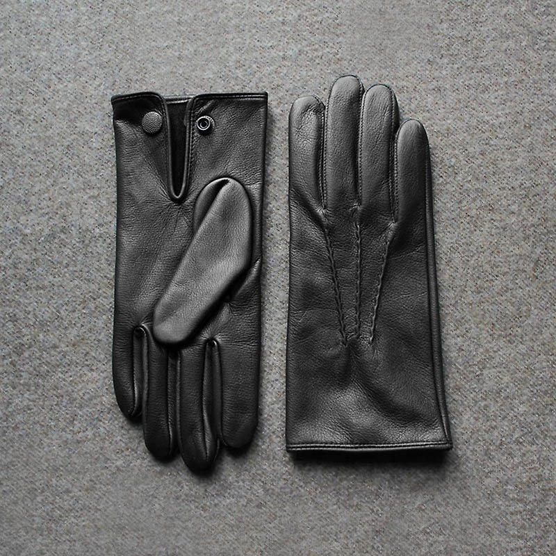 Luftwaffe German air force lambskin gloves-N carefully selected - Other - Genuine Leather Black