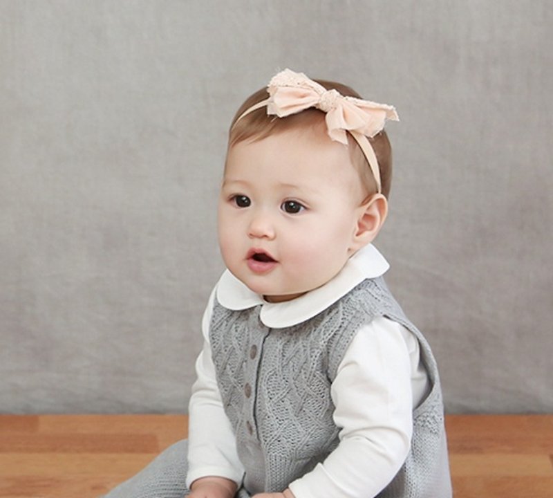 Good day blossoming / Happy Prince Amore baby children hair band in Korea - Bibs - Cotton & Hemp Pink