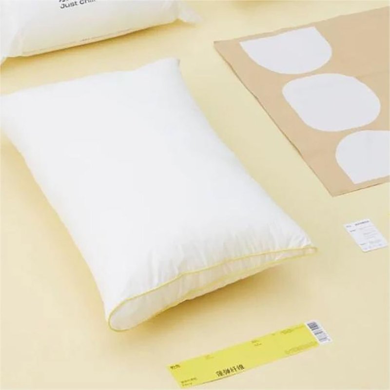【免運】躺島蓬彈纖維枕宿舍學生托頸椎舒睡眠家用單雙人枕 - 枕頭/抱枕 - 其他材質 