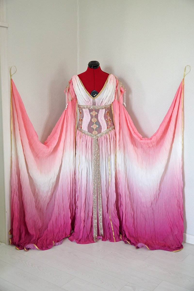 The Bride of Dracula Aleera costume - Van Helsing cosplay - 禮服/小禮服 - 其他材質 粉紅色