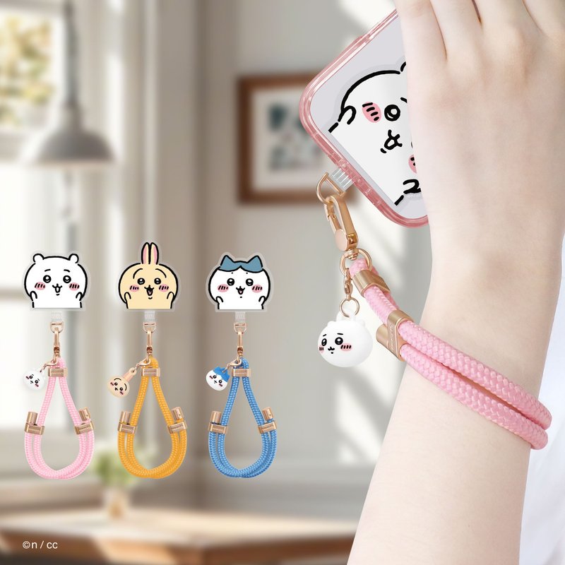 GARMMA Chiikawa Chiikawa doll mobile phone anti-lost lanyard - อุปกรณ์เสริมอื่น ๆ - วัสดุอื่นๆ 