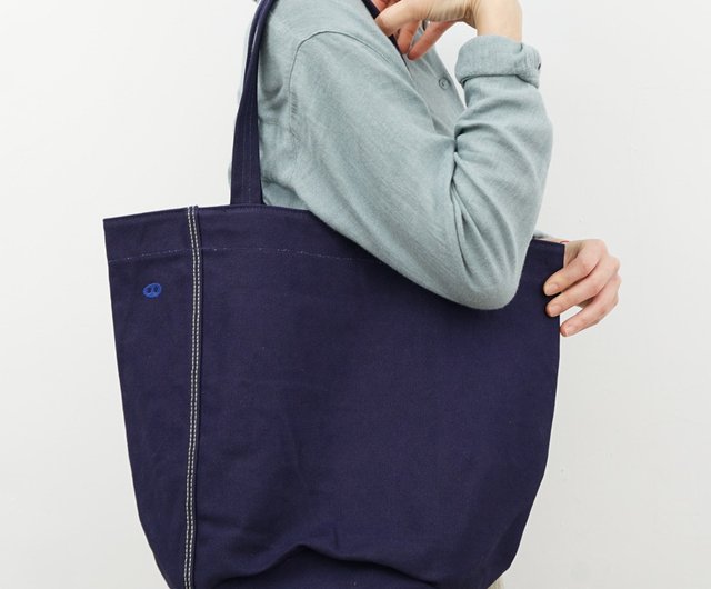 Dark purple best sale tote bag