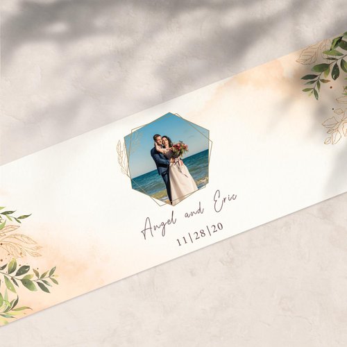 Mibao Design｜婚禮客製化商品 客製化簽名綢 婚禮簽名綢 婚禮簽到 簽名簿 簽名軸