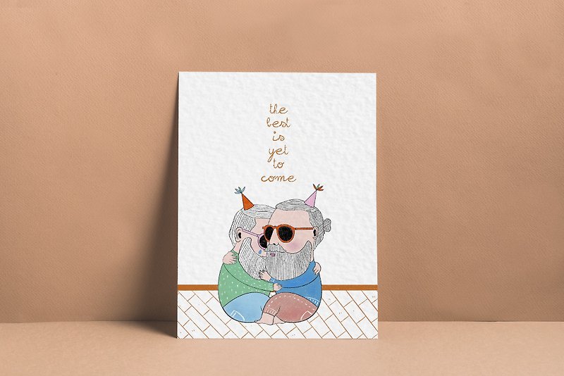 1132 | The best is yet to come | Postcard - Cards & Postcards - Paper 