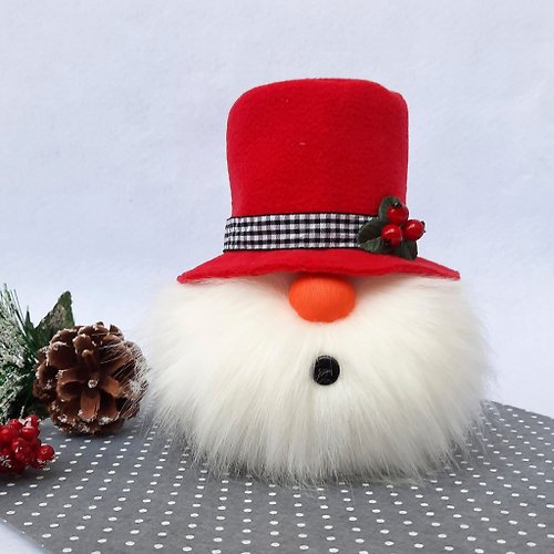 GnomesByEkaterina Snowman Gnome Santa Plush Gnome Christmas Decorations Scandinavian Christmas