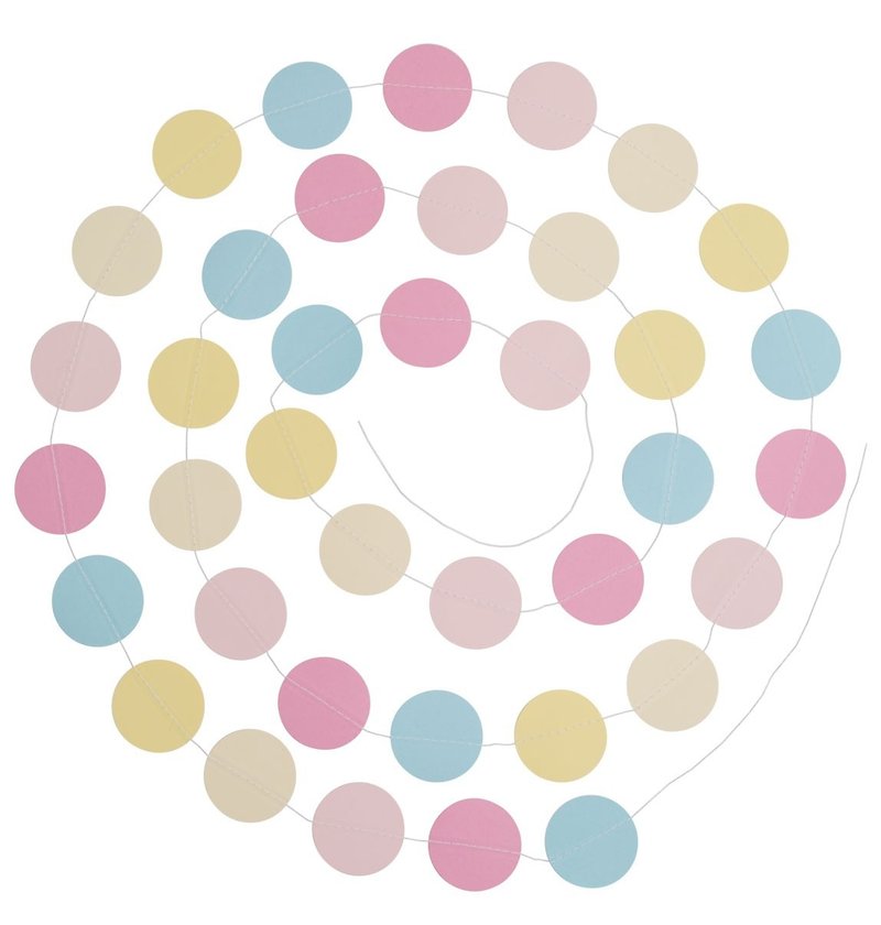 Garland: Circles - Items for Display - Paper 