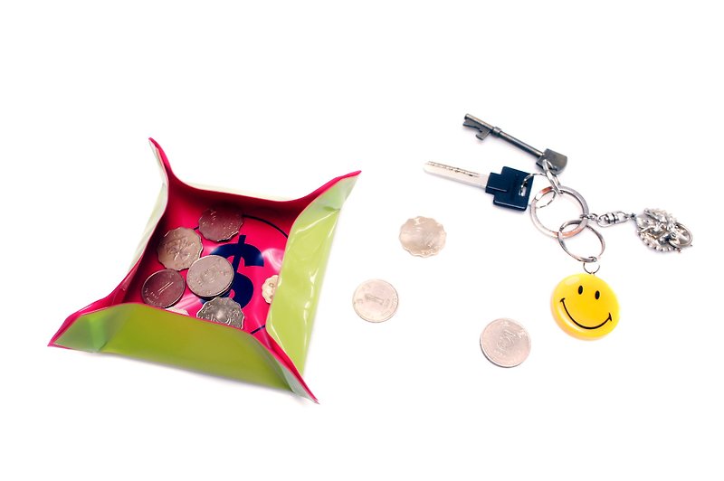 Super bowl實用旅行托盤(綠色) - 收納箱/收納用品 - 塑膠 粉紅色