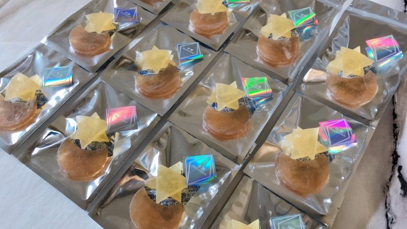 【婚禮小物】星月 - 琥珀糖 ２５份 - 蛋糕/甜點 - 新鮮食材 粉紅色