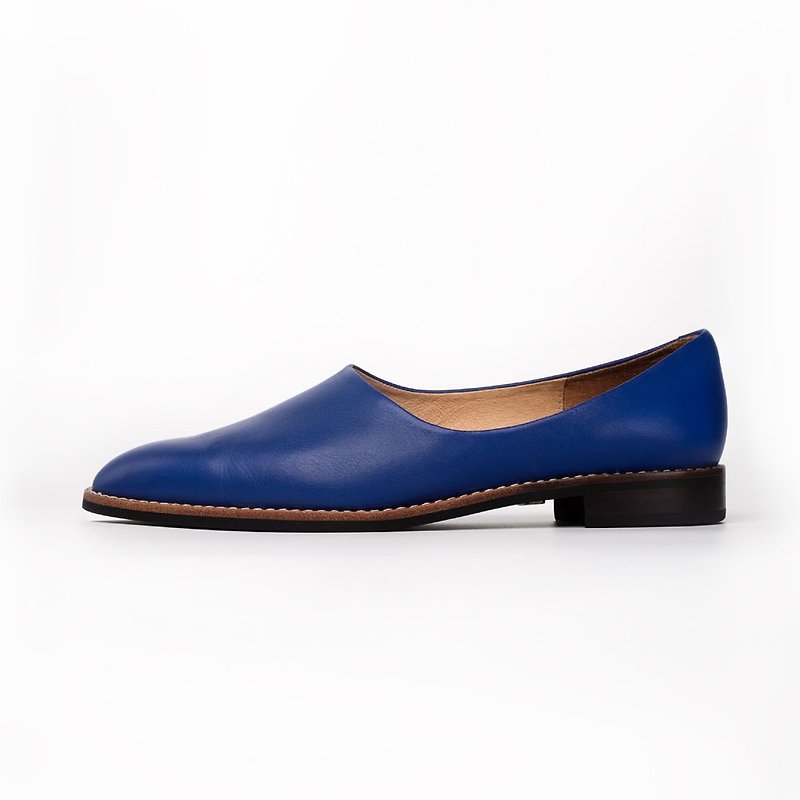 NOUR 2.5 Hertz loafer  - Electirc Blue - รองเท้าอ็อกฟอร์ดผู้หญิง - หนังแท้ สีน้ำเงิน