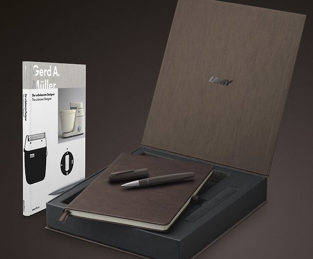 LAMY 全球限量55週年紀念鋼筆禮盒/ 2000 55週年系列- 深棕色- 設計館