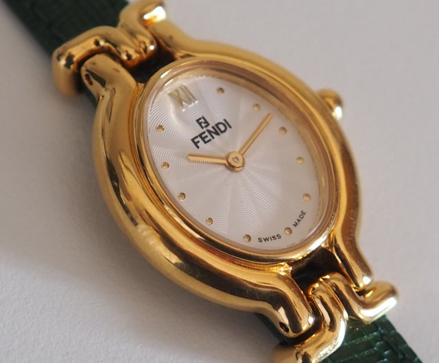 FENDI Chameleon Watch, 5 colors, changeable strap, vintage