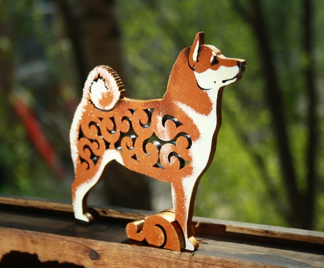 ハンドメイド 木彫り 手彫り 柴犬 一点物 置物 インテリア オブジェ ハンドメイド 木彫り 手彫り 柴犬 一点物 置物 インテリア オブジェ
