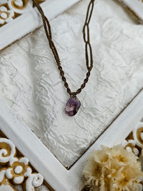 zen crystal jewelry 礦石水晶 天然紫超級七|精緻優雅款式|獨一無二|秋冬雅枝