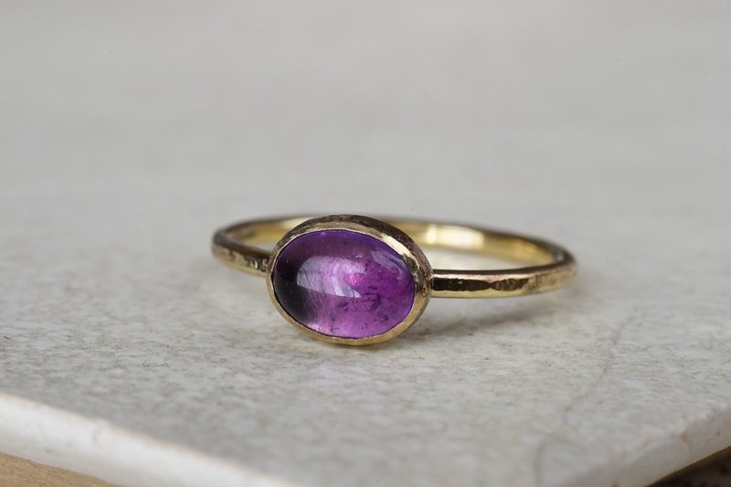 Tale of the Ancient Stone: Amethyst - General Rings - Other Metals Purple