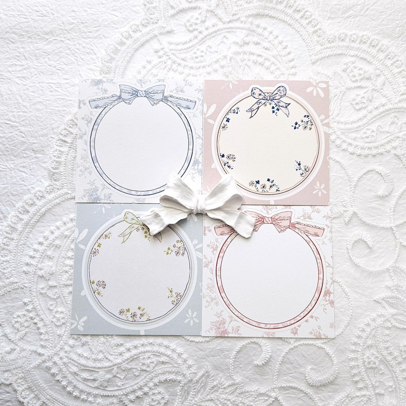 Petit Ribbon Frame Paper - สติกเกอร์ - กระดาษ 